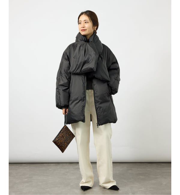 VERMEIL par iena「《予約》Taffeta Bow ダウンコート」|ダウン|