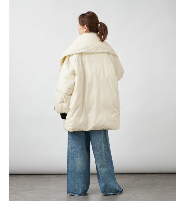 VERMEIL par iena「《予約》Taffeta Bow ダウンコート」|ダウン|