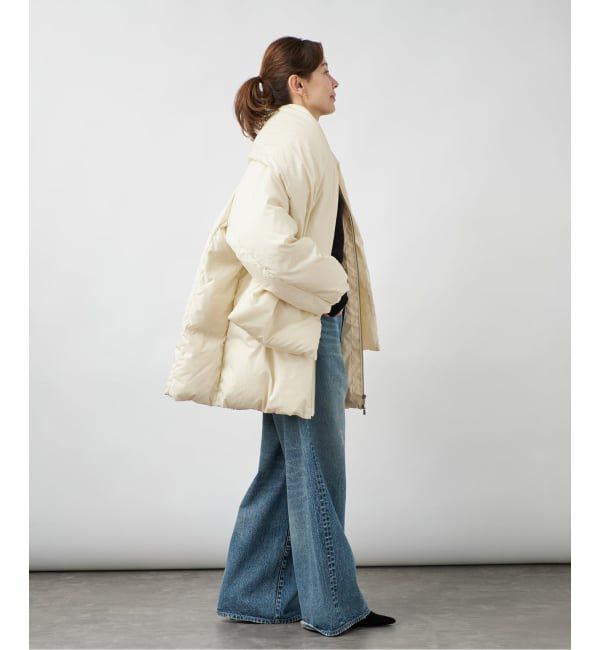 VERMEIL par iena「《予約》Taffeta Bow ダウンコート」|ダウン|