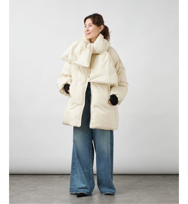 VERMEIL par iena「《予約》Taffeta Bow ダウンコート」|ダウン|