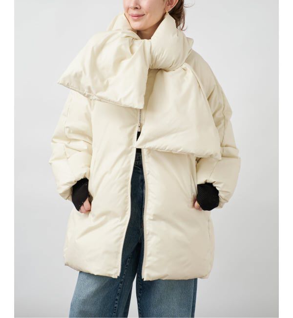 VERMEIL par iena「《予約》Taffeta Bow ダウンコート」|ダウン|