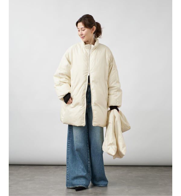 VERMEIL par iena「《予約》Taffeta Bow ダウンコート」|ダウン|
