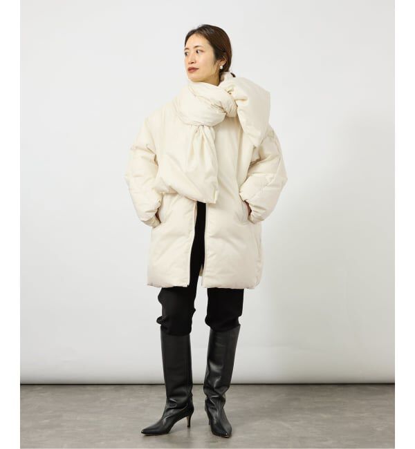 VERMEIL par iena「《予約》Taffeta Bow ダウンコート」|ダウン|