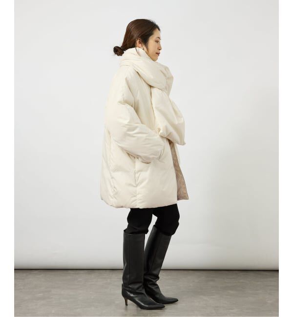 VERMEIL par iena「《予約》Taffeta Bow ダウンコート」|ダウン|