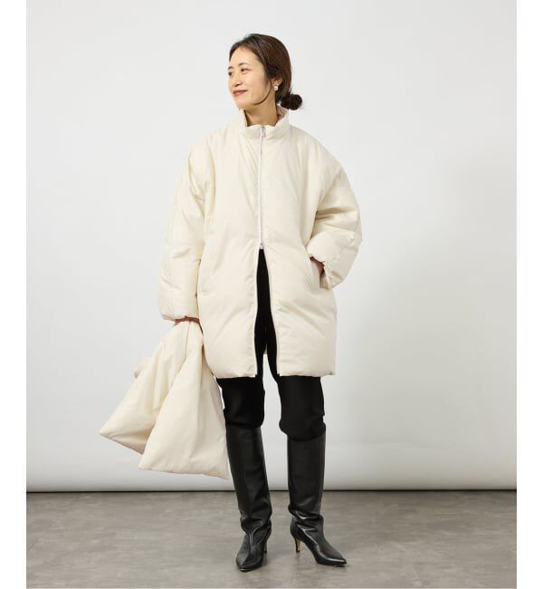 VERMEIL par iena「《予約》Taffeta Bow ダウンコート」|ダウン|