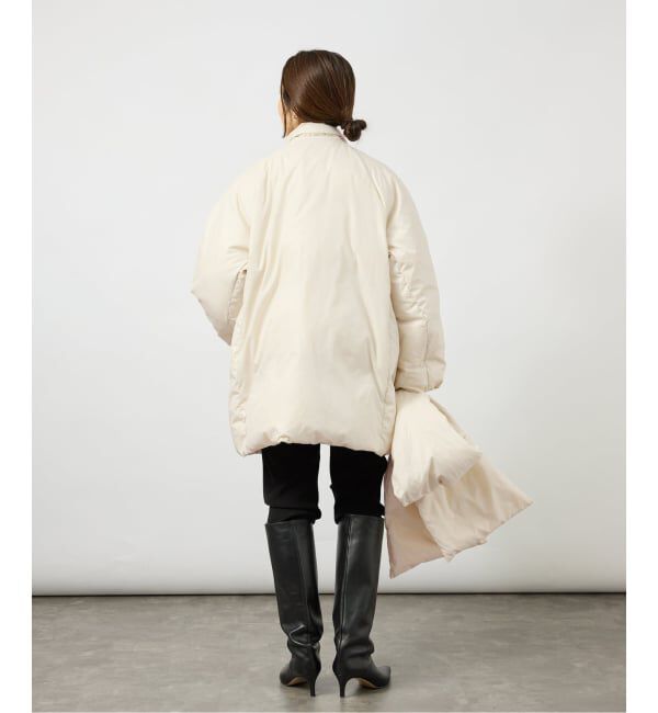 VERMEIL par iena「《予約》Taffeta Bow ダウンコート」|ダウン|