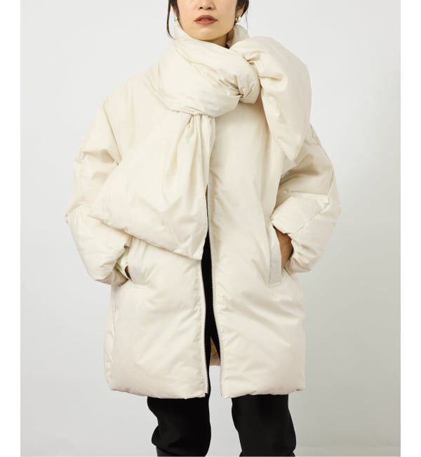 VERMEIL par iena「《予約》Taffeta Bow ダウンコート」|ダウン|