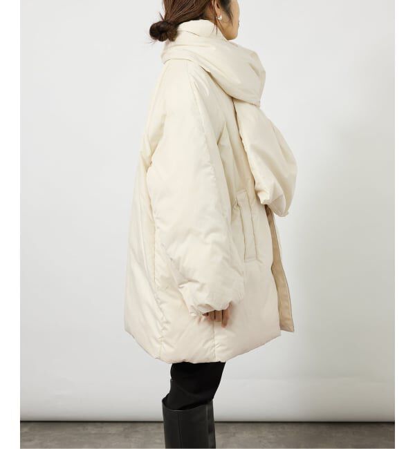 VERMEIL par iena「《予約》Taffeta Bow ダウンコート」|ダウン|