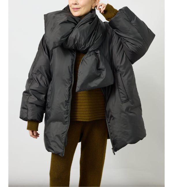 VERMEIL par iena「《予約》Taffeta Bow ダウンコート」|ダウン|