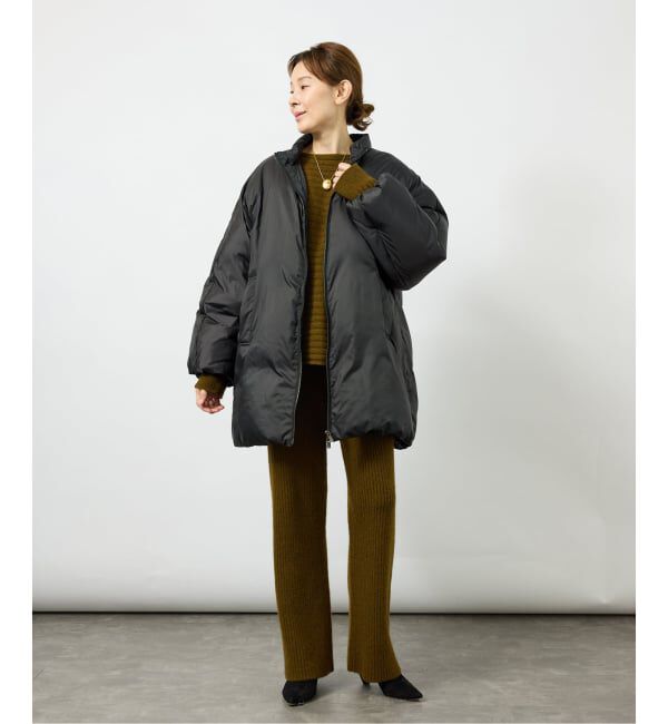 VERMEIL par iena「《予約》Taffeta Bow ダウンコート」|ダウン|