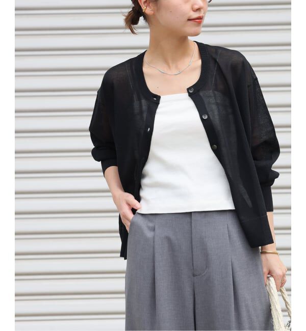 JOURNAL STANDARD relume「《追加 / 新色》ウォッシャブルクロップドカーディガン」|カーディガン|