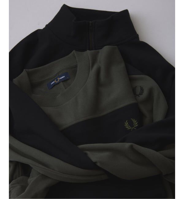 JOURNAL STANDARD relume「《予約》《国内限定カラー》FRED PERRY/フレッドペリー カラーブロック ハーフジップ」|スウェット・ジャージ|