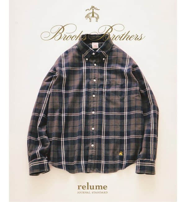 JOURNAL STANDARD relume「《予約》Brooks Brothers / ブルックスブラザーズ 別注 フランネル BDシャツ」|シャツ・ブラウス|ブラック