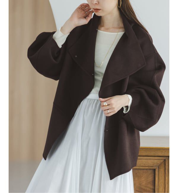 NOBLE「《追加予約》Super160ウール/FOXショートコート」|その他|