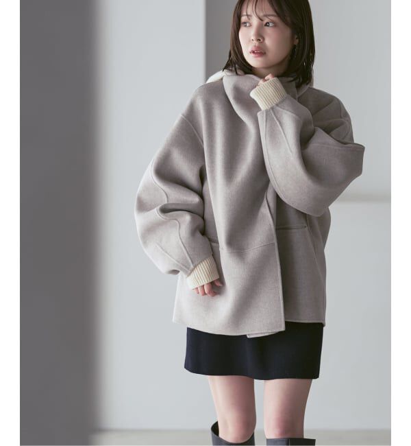 NOBLE「《追加予約》Super160ウール/FOXショートコート」|その他|