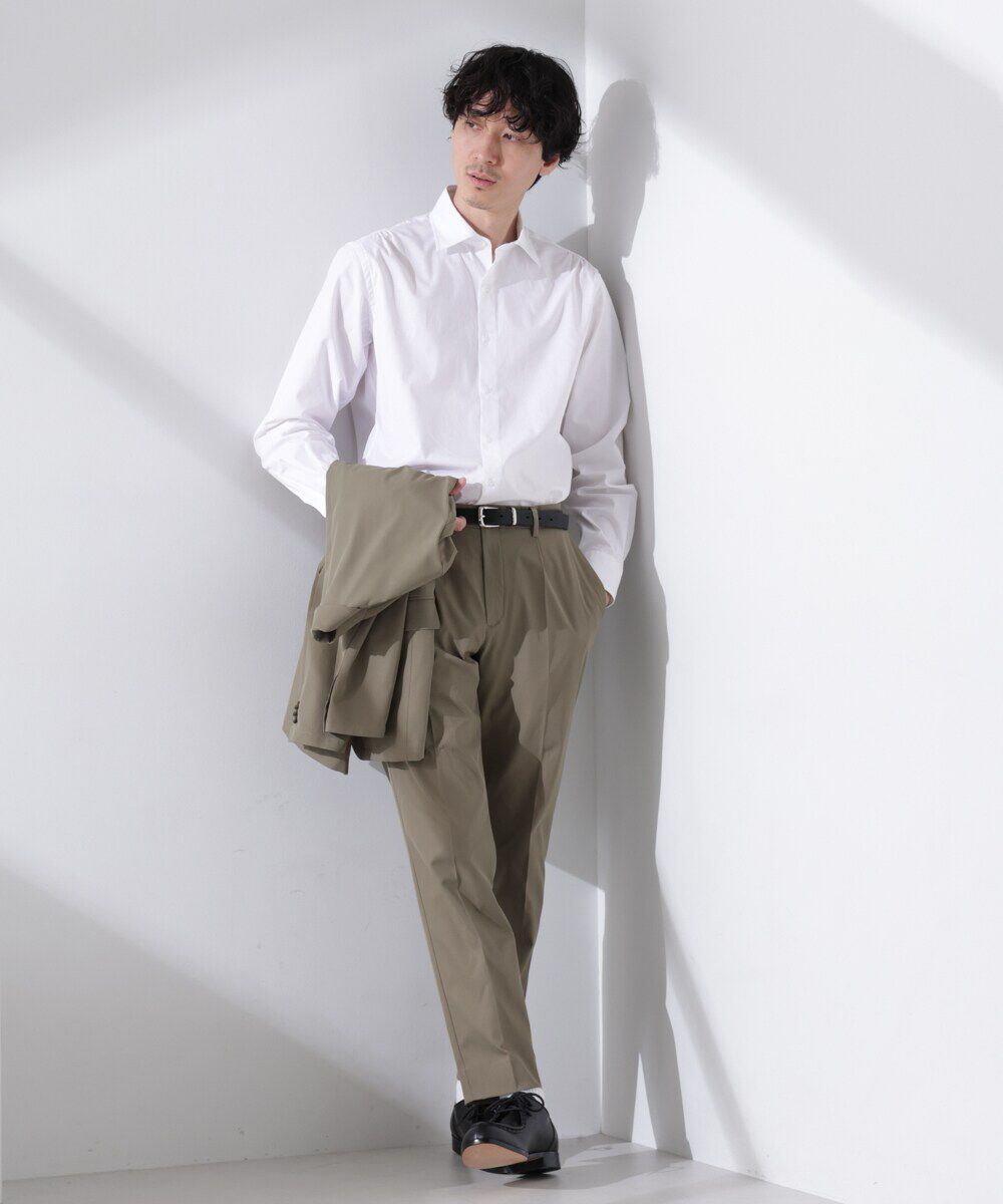 NANO universe「｢N shirt｣Anti Soaked(R) 汗染み防止セミワイドカラーシャツ長袖」|シャツ・ブラウス|