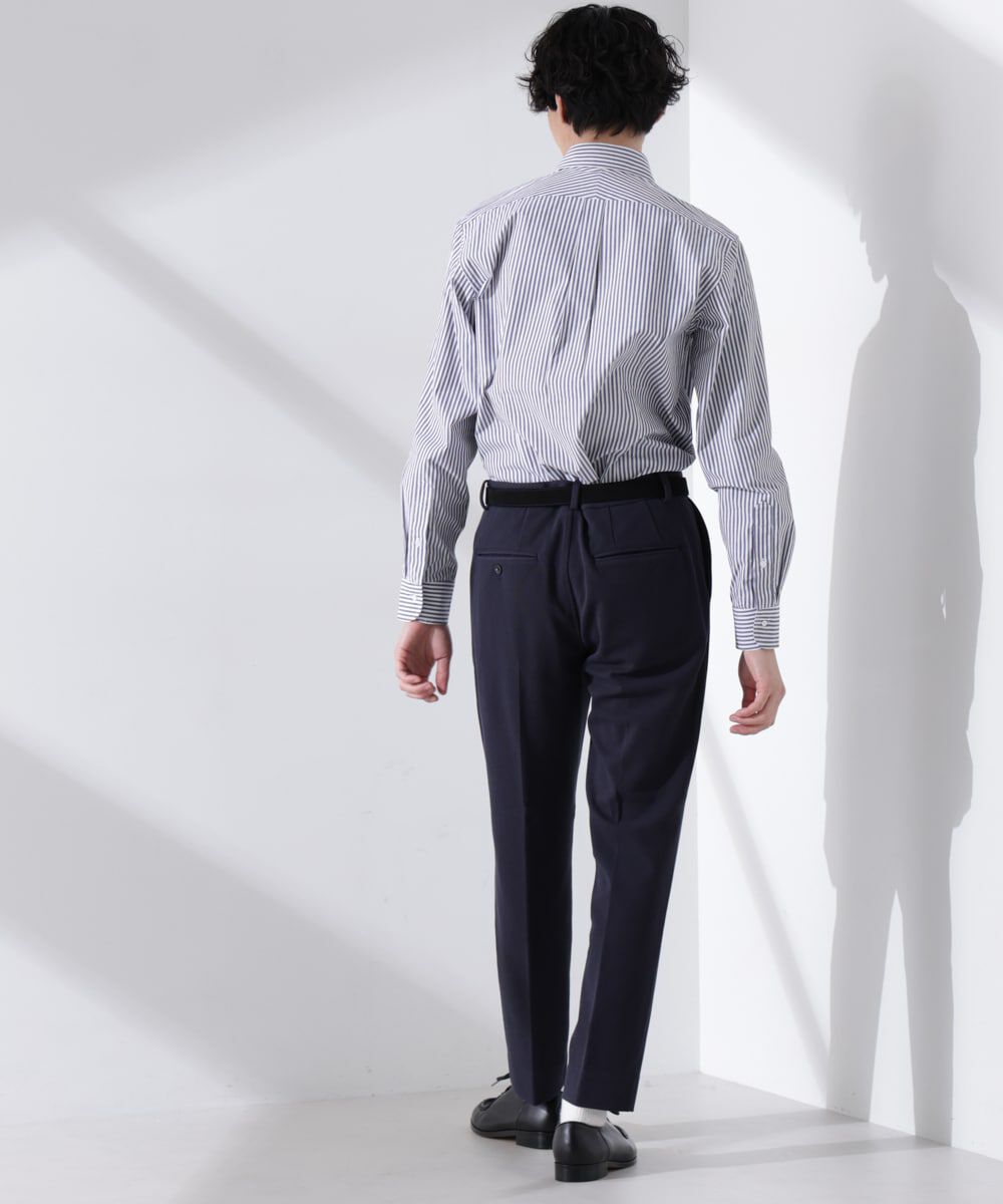 NANO universe「｢N shirt｣Anti Soaked(R) 汗染み防止セミワイドカラーシャツ長袖」|シャツ・ブラウス|