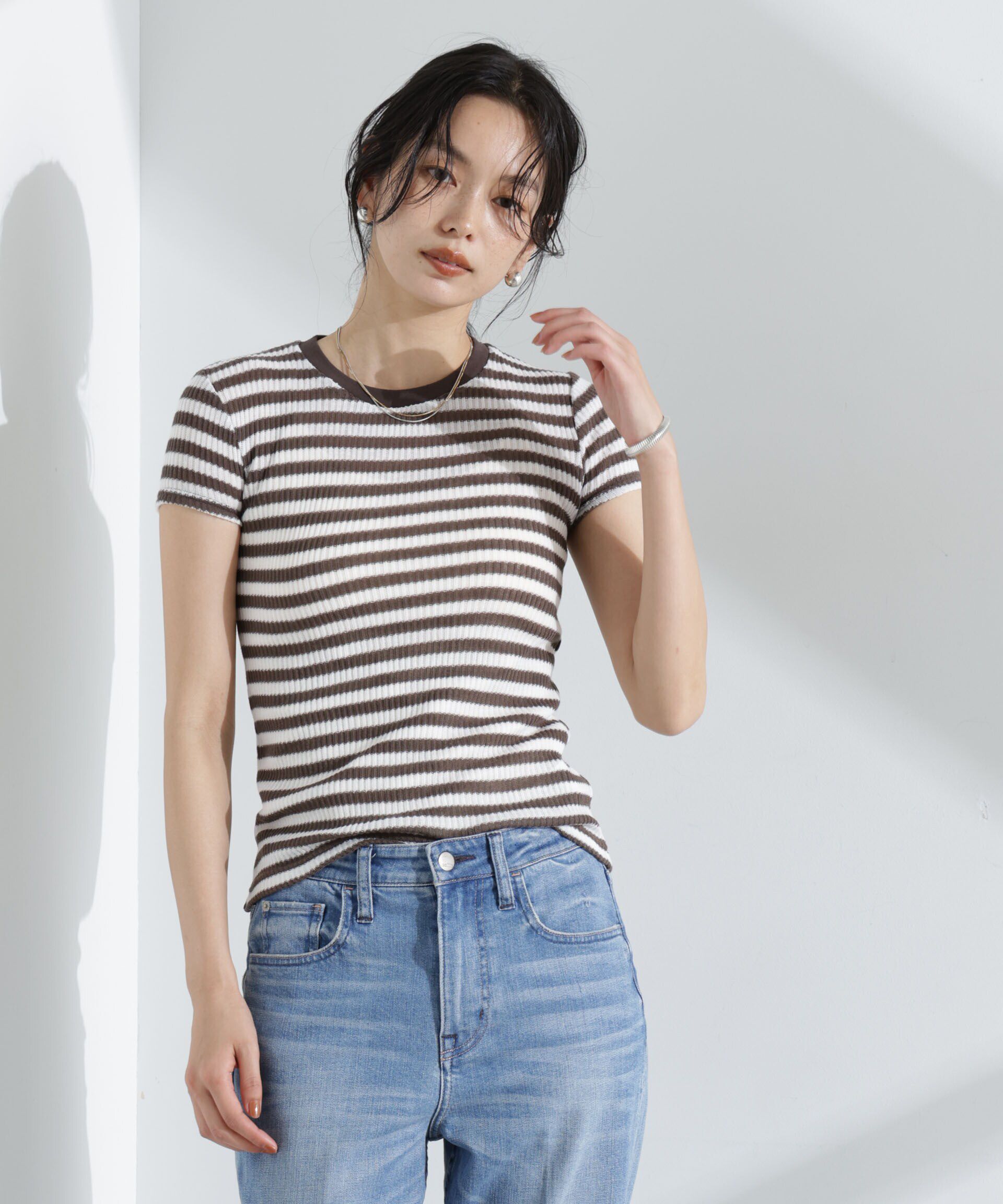 NANO universe「CaRouseLamBRa/SS CREW PACK」|Tシャツ・カットソー|
