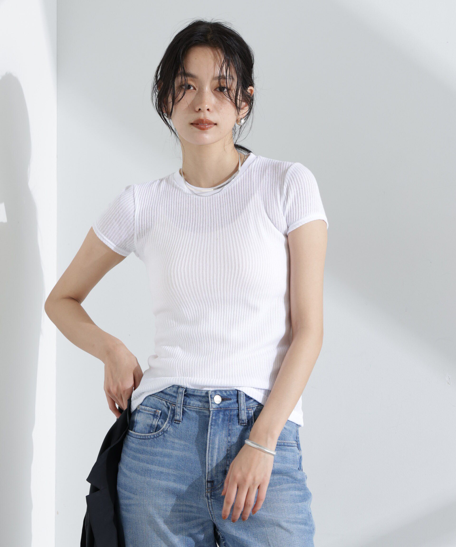 NANO universe「CaRouseLamBRa/SS CREW PACK」|Tシャツ・カットソー|