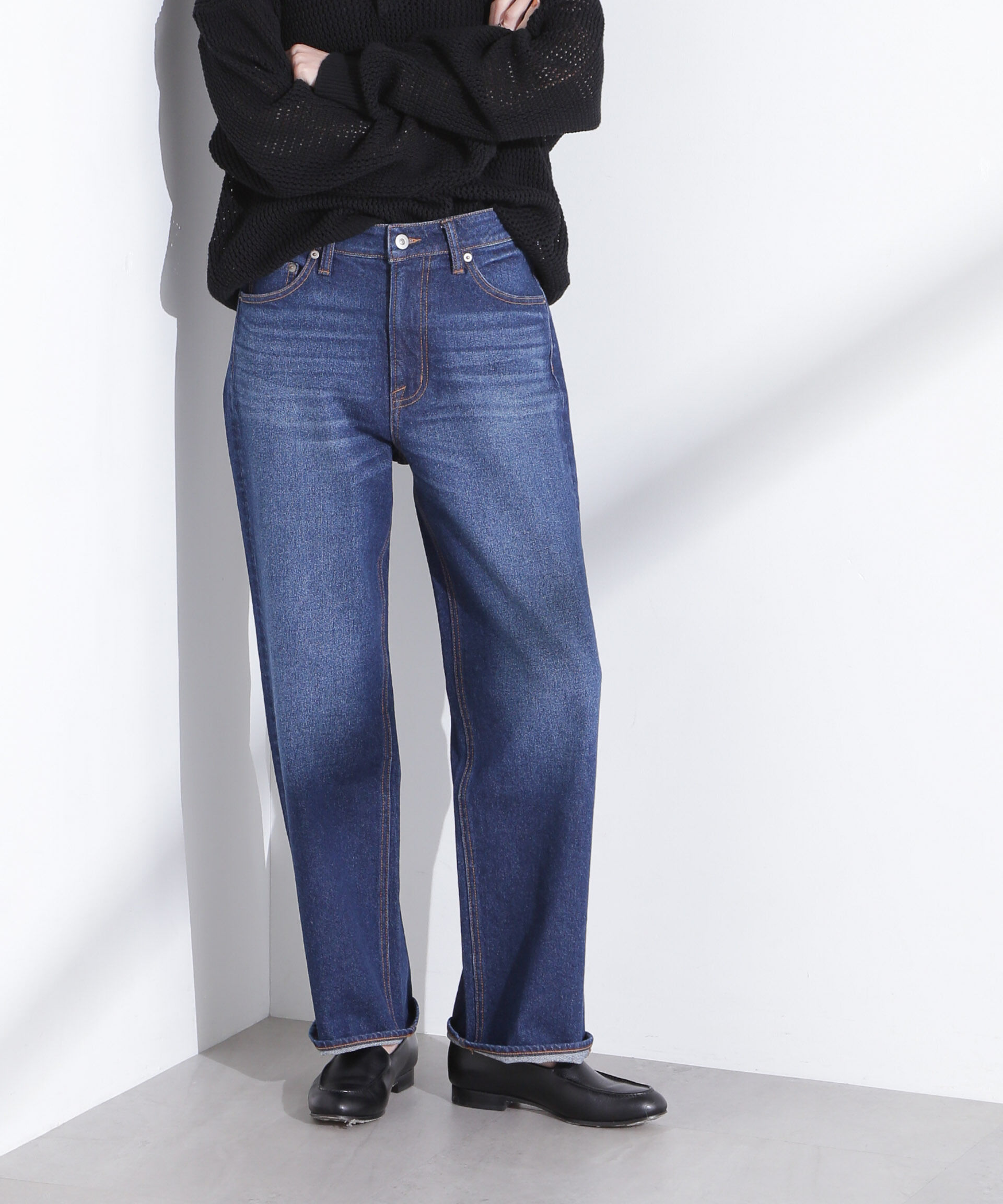 NANO universe「「MC」&rdquo;TIMELESS WARDROBE&rdquo;ストレートフィットデニム」|チノ|