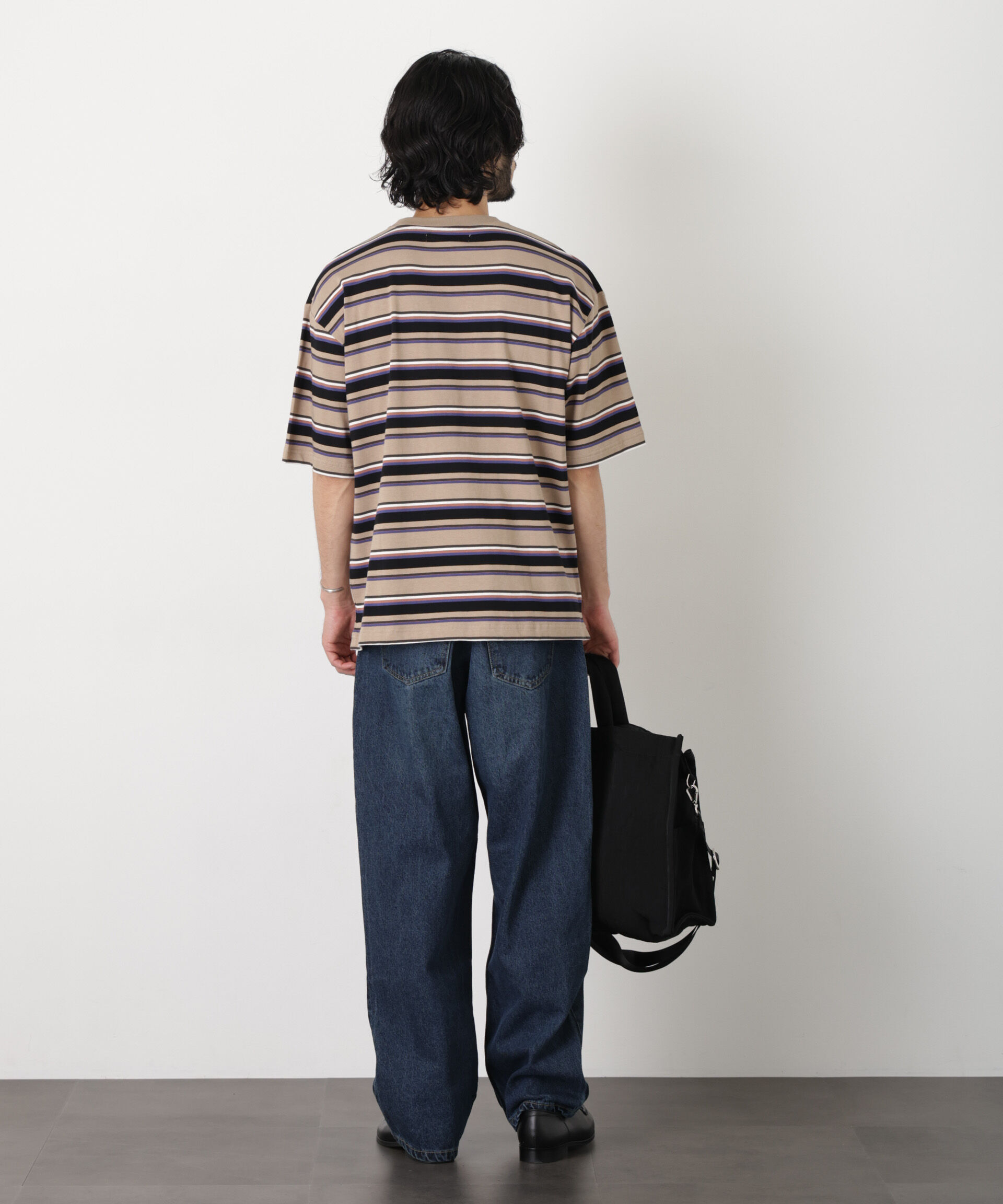 nano･universe「コーマコットンランダムボーダーTシャツ」|Tシャツ・カットソー|
