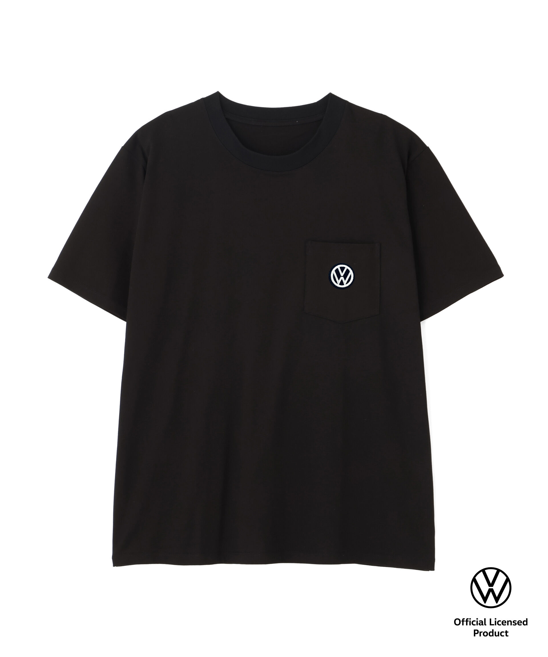 NANO universe「フォルクスワーゲンポケットTシャツ」|Tシャツ・カットソー|ブラック