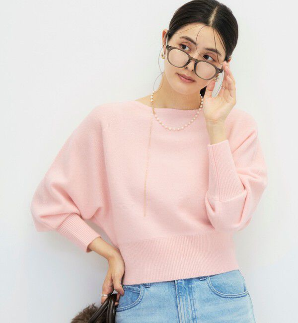 NOLLEY'S sophi「【BECシリーズ】カシミヤ混紡毛ショート丈プルオーバー」|ニット・セーター|