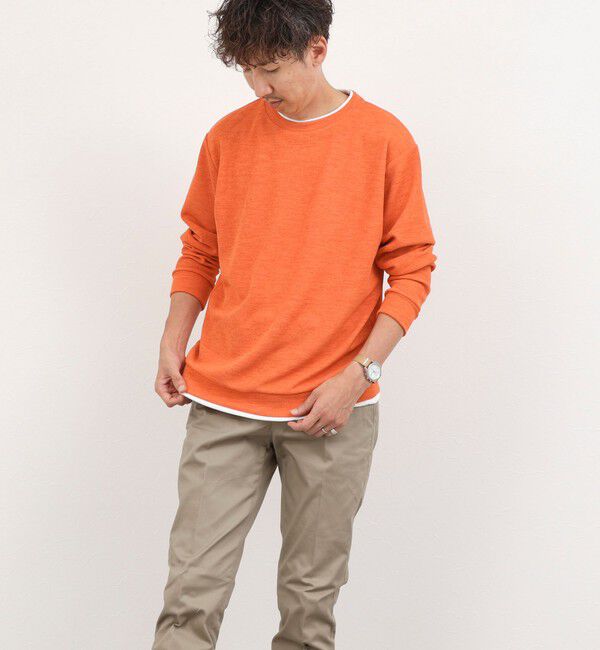 NOLLEY'S goodman「メランジＷフェイスダブルカラー LS Tee 26AW」|Tシャツ・カットソー|