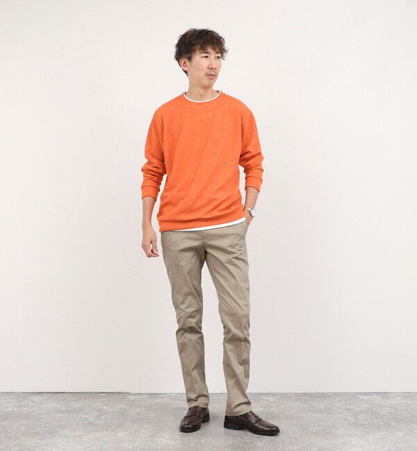 NOLLEY'S goodman「メランジＷフェイスダブルカラー LS Tee 26AW」|Tシャツ・カットソー|