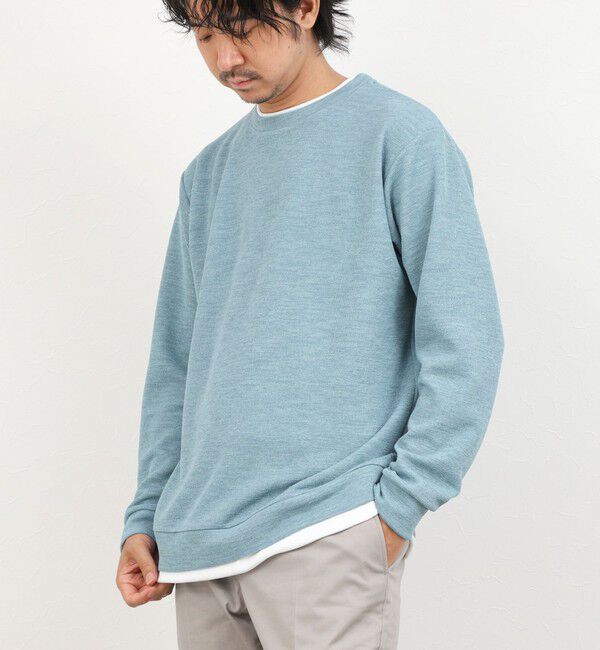 NOLLEY'S goodman「メランジＷフェイスダブルカラー LS Tee 26AW」|Tシャツ・カットソー|