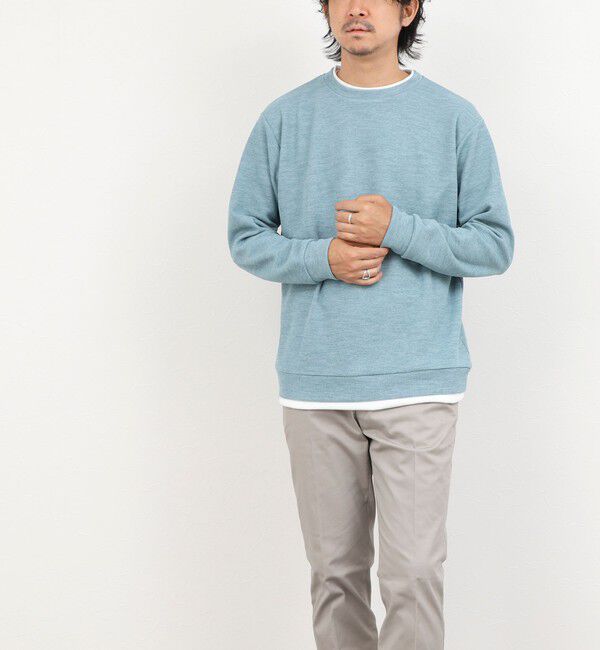 NOLLEY'S goodman「メランジＷフェイスダブルカラー LS Tee 26AW」|Tシャツ・カットソー|