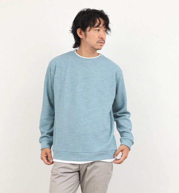 NOLLEY'S goodman「メランジＷフェイスダブルカラー LS Tee 26AW」|Tシャツ・カットソー|