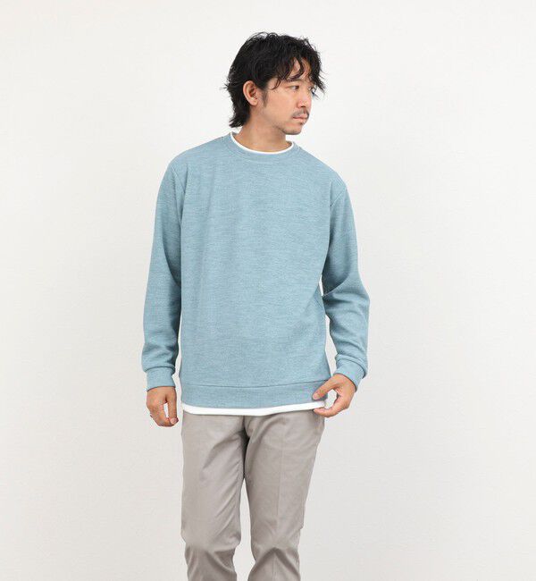 NOLLEY'S goodman「メランジＷフェイスダブルカラー LS Tee 26AW」|Tシャツ・カットソー|