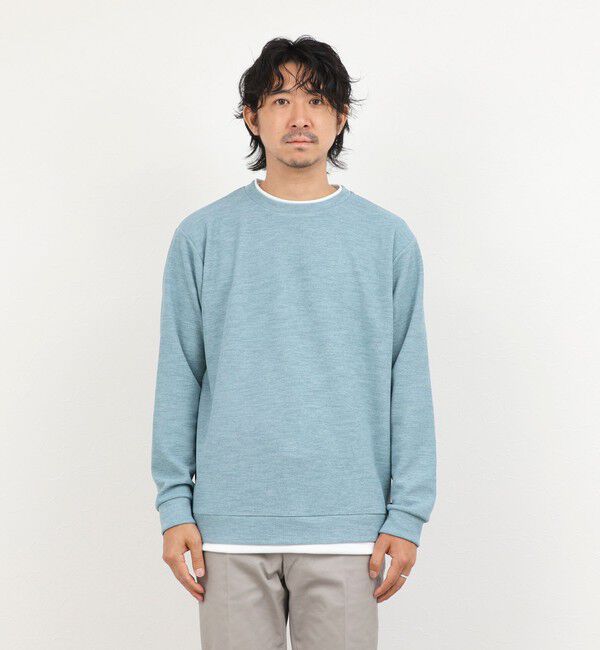 NOLLEY'S goodman「メランジＷフェイスダブルカラー LS Tee 26AW」|Tシャツ・カットソー|