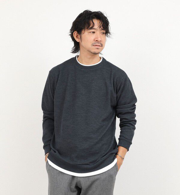 NOLLEY'S goodman「メランジＷフェイスダブルカラー LS Tee 26AW」|Tシャツ・カットソー|