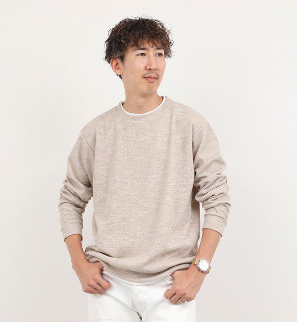 NOLLEY'S goodman「メランジＷフェイスダブルカラー LS Tee 26AW」|Tシャツ・カットソー|