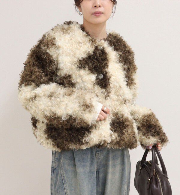 fredy emue「MIX Curlyフェイクファーコート」|その他|