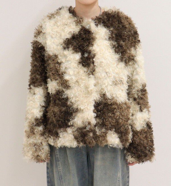 fredy emue「MIX Curlyフェイクファーコート」|その他|