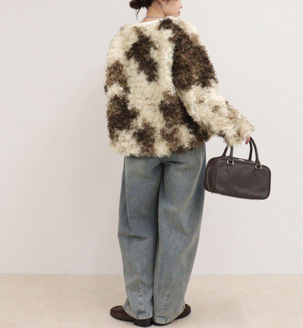fredy emue「MIX Curlyフェイクファーコート」|その他|