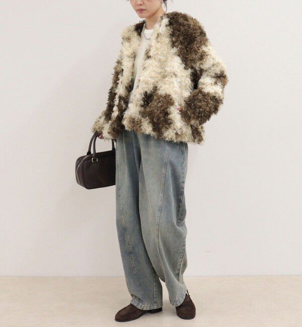 fredy emue「MIX Curlyフェイクファーコート」|その他|