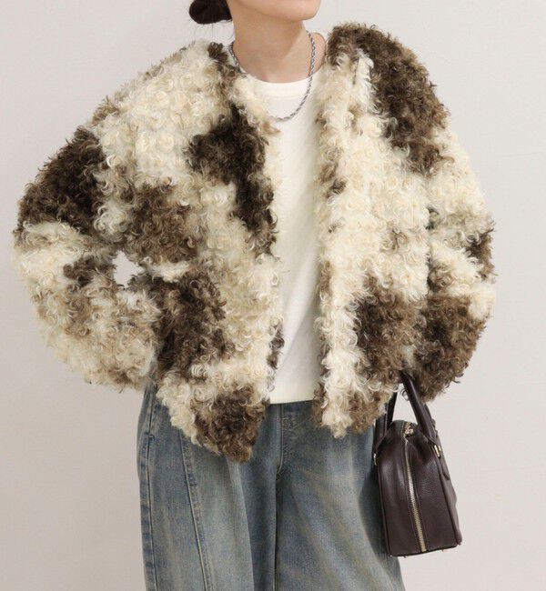 fredy emue「MIX Curlyフェイクファーコート」|その他|