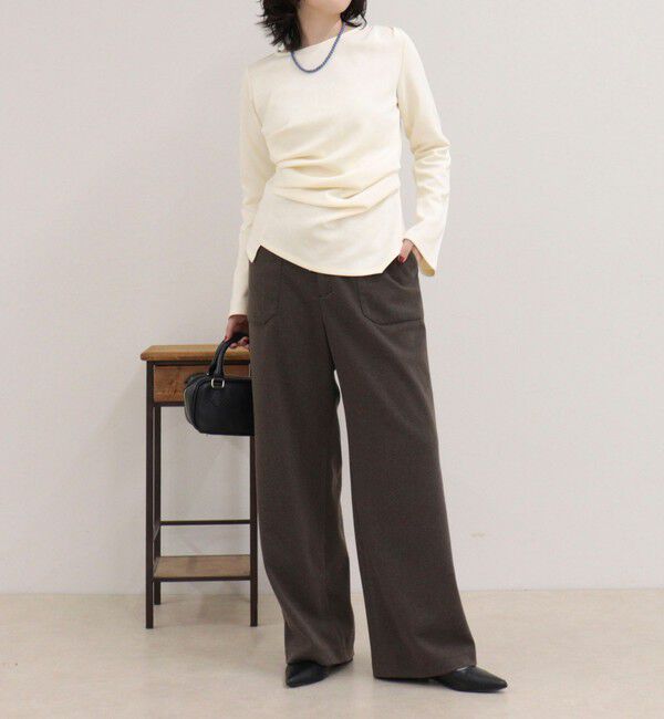 fredy emue「アシメデザインポンチブラウス」|Tシャツ・カットソー|