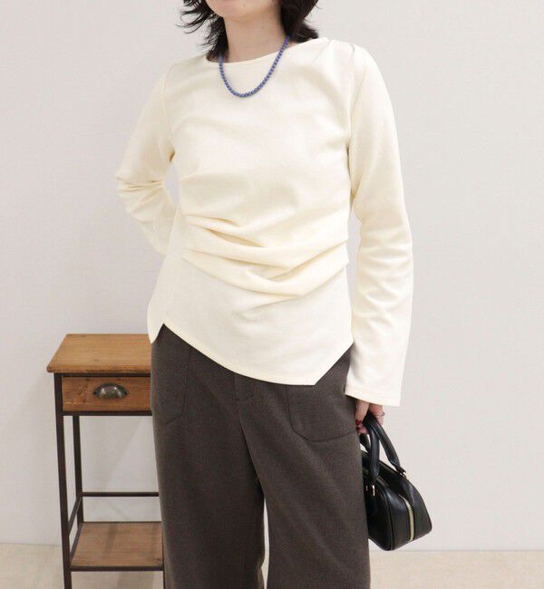 fredy emue「アシメデザインポンチブラウス」|Tシャツ・カットソー|