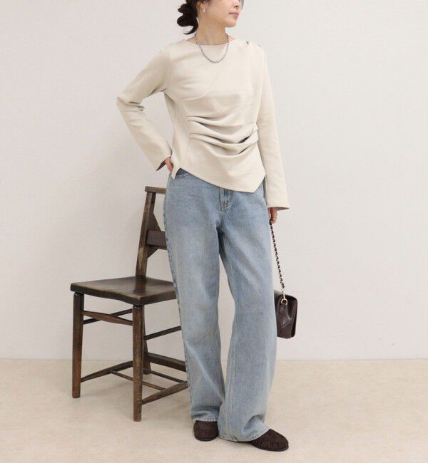 fredy emue「アシメデザインポンチブラウス」|Tシャツ・カットソー|