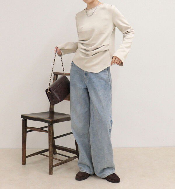 fredy emue「アシメデザインポンチブラウス」|Tシャツ・カットソー|