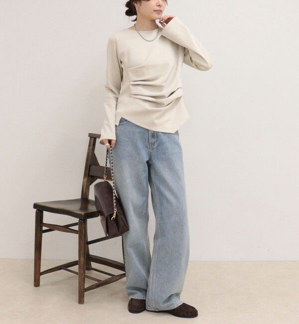 fredy emue「アシメデザインポンチブラウス」|Tシャツ・カットソー|