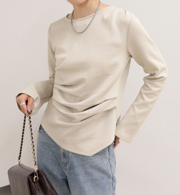 fredy emue「アシメデザインポンチブラウス」|Tシャツ・カットソー|