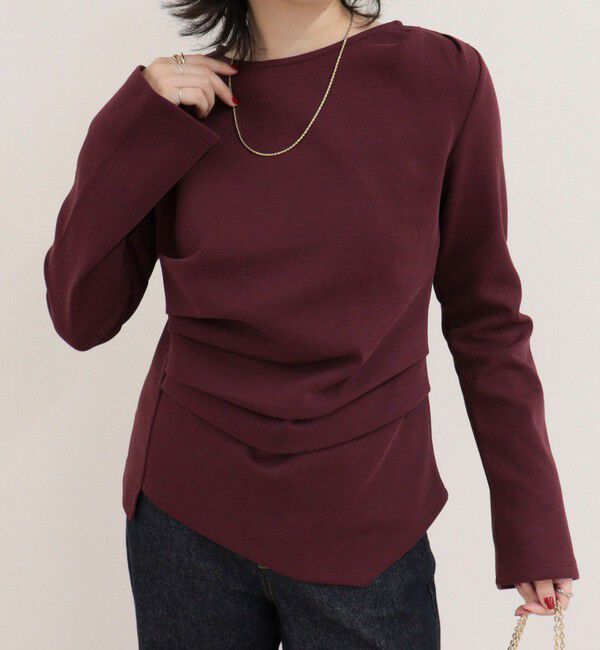 fredy emue「アシメデザインポンチブラウス」|Tシャツ・カットソー|