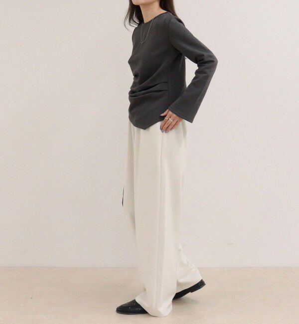 fredy emue「アシメデザインポンチブラウス」|Tシャツ・カットソー|