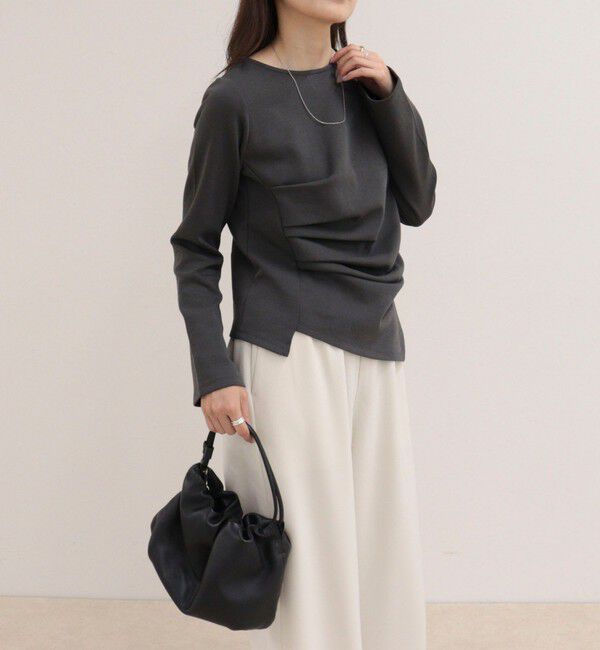 fredy emue「アシメデザインポンチブラウス」|Tシャツ・カットソー|